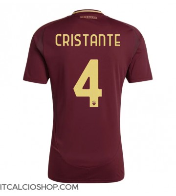 AS Roma Bryan Cristante #4 Prima Maglia 2024-25 Manica Corta